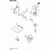Схема вузла: Електроустаткування (Gsx-R750L6 E03) для Suzuki GSX-R750