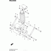 Схема вузла: Важіль прогресії (Gsx1300Ral5 E33) для Suzuki GSX1300 Hayabusa