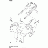 Схема узла: Рама для Suzuki GSX1300 Hayabusa