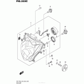 Схема вузла: Фара (Gsx-R750L5 E33) для Suzuki GSX-R750