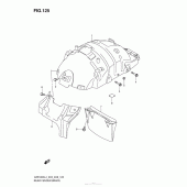 Схема узла: Задний подкрылок для Suzuki VZR1800 Boulevard M109R