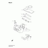 Схема вузла: Бардачок & Інструмент для Suzuki GSF1250 Bandit