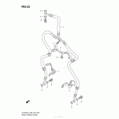 Схема узла: Передний тормозной шланг для Suzuki VZ1500 Boulevard M90