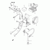 Схема вузла: Електроустаткування для Suzuki LS650 Savage