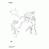 Схема узла: Заднее крыло для Suzuki DR200 DR200SE