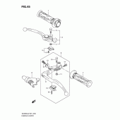 Схема вузла: Ручки керма для Suzuki DL650 V-Strom