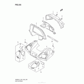 Схема узла: Meter Panel (An650Zl3 E28) для Suzuki AN650 Burgman (EU analogue of SkyWave)