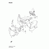 Схема узла: Приборная панель для Suzuki GSX650