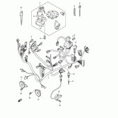 Схема вузла: Електропроводка (Gsx1400k4/uk4) для Suzuki GSX1400