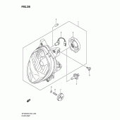 Схема узла: Фара для Suzuki SFV650 Gladius