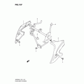 Схема узла: Накладка фары (Gsf650l1 e21) для Suzuki GSF650 Bandit S
