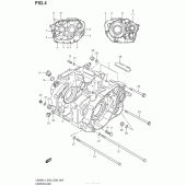 Схема вузла: Картер двигуна для Suzuki LS650 Boulevard S40