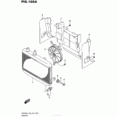 Схема вузла: Радіатор для Suzuki AN400 Burgman (EU analogue of SkyWave)