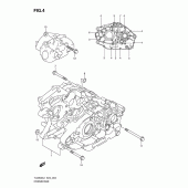 Схема узла: Картер двигателя для Suzuki TU250
