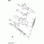 Схема узла: Распредвал & Клапан для Suzuki VZ800 Boulevard M50