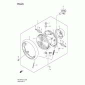 Схема узла: Фара (E19) для Suzuki RV125