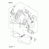 Схема вузла: Паливний насос для Suzuki GSF650 Bandit S