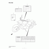 Схема узла: Информационные наклейки (Vl800 E03) для Suzuki VZ800 Boulevard M50