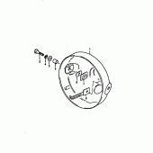 Схема узла: Кожух фары для Suzuki TS125