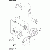 Схема вузла: Водяний насос Suzuki VL800 Boulevard C50