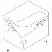Схема узла: Сиденье (Model k1) для Suzuki DR-Z250