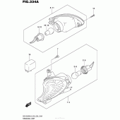 Схема вузла: Поворотники для Suzuki GSX1300 Hayabusa