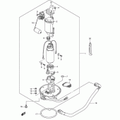 Схема вузла: Паливний насос (Model k4/k5/k6) для Suzuki DL1000 V-Strom