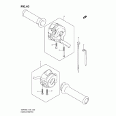 Схема узла: Пульт управления рулевой для Suzuki GSR750