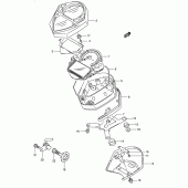 Схема вузла: Спідометр (Sv1000k3/k4/u1k3/u1k4/u2k3/u2k4) для Suzuki SV1000