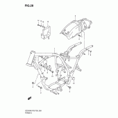 Схема узла: Рама для Suzuki GZ250 Marauder