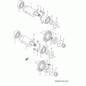 Схема вузла: Балансувальний вал (Model p/r/s) для Suzuki DR650 DR650S