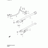 Схема вузла: Підставка (Model k2/k3/k4/k5) для Suzuki DR200 DR200SE