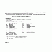 Схема вузла: Довідкова інформація для Suzuki GS500