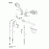 Схема узла: Руль & Тросики для Suzuki GSX-R1000