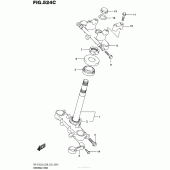 Схема вузла: Steering Stem (Dr-Z125Ll6 E33) для Suzuki DR-Z125 DR-Z125L