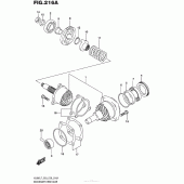 Схема вузла: Вторинна передача для Suzuki VL800 Boulevard C50