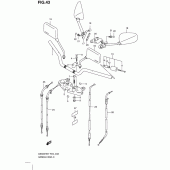 Схема узла: Руль & Тросики для Suzuki GS500