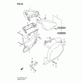 Схема вузла: Бічні панелі для Suzuki VZ1500 Intruder M1500