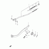 Схема вузла: Заднє гальмо для Suzuki TS125