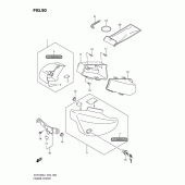 Схема узла: Боковые панели (Vlr1800tl1 e19) для Suzuki VLR1800 Intruder C1800R/ Boulevard C109R