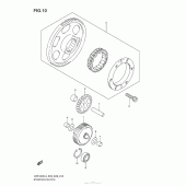 Схема узла: Привод стартера для Suzuki VZR1800 Boulevard M109R