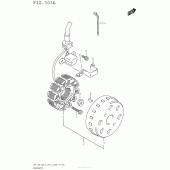 Схема вузла: Статор & Ротор для Suzuki RM-Z450