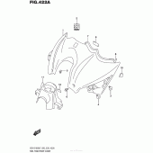 Схема вузла: Накладка паливного бака Suzuki GSX-S1000