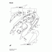 Схема узла: Боковые панели (Gsx1300rl1 e19) для Suzuki GSX1300 Hayabusa