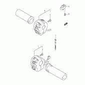 Схема вузла: Пульт керування рульовим для Suzuki VS800 Intruder 800