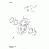 Схема узла: Демпферная муфта для Suzuki AN650 Burgman (EU analogue of SkyWave)