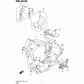 Схема вузла: Рама (Vl800Tl5 E28) для Suzuki VL800 Boulevard C50T