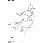 Схема вузла: Rear Fender (For Pgz) (Vzr1800Bzl7 E03) для Suzuki VZR1800 Boulevard M109R BOSS