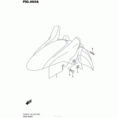 Схема вузла: Переднє крило Suzuki DL650 V-Strom