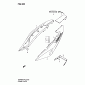 Схема вузла: Бічні панелі (Gs500k5/uk5) для Suzuki GS500